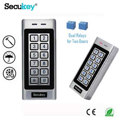 12~28V AC/DC waterproof vandal proof keypad