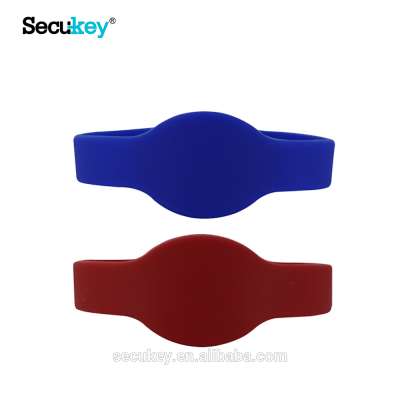 High quality proximity 13.56MHz silicone rfid wristband