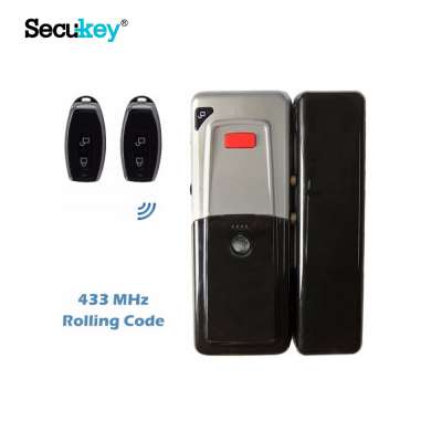 Secukey Battery Powered 433MHz Wireless Access Control System Smart Lock for Glass Door