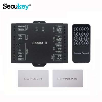 Mini size high security access control panel for two doors