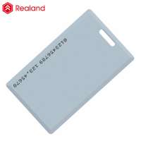 Realand PVC RFID Card 125KHZ for Access Control Time Attendance Blank Card Thick